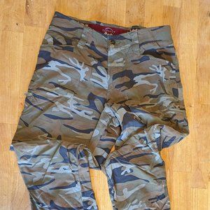 Wrangler Outdoor Series 32 x 32 Camo Flex Outdoor Zip Cargo Articulated Pants